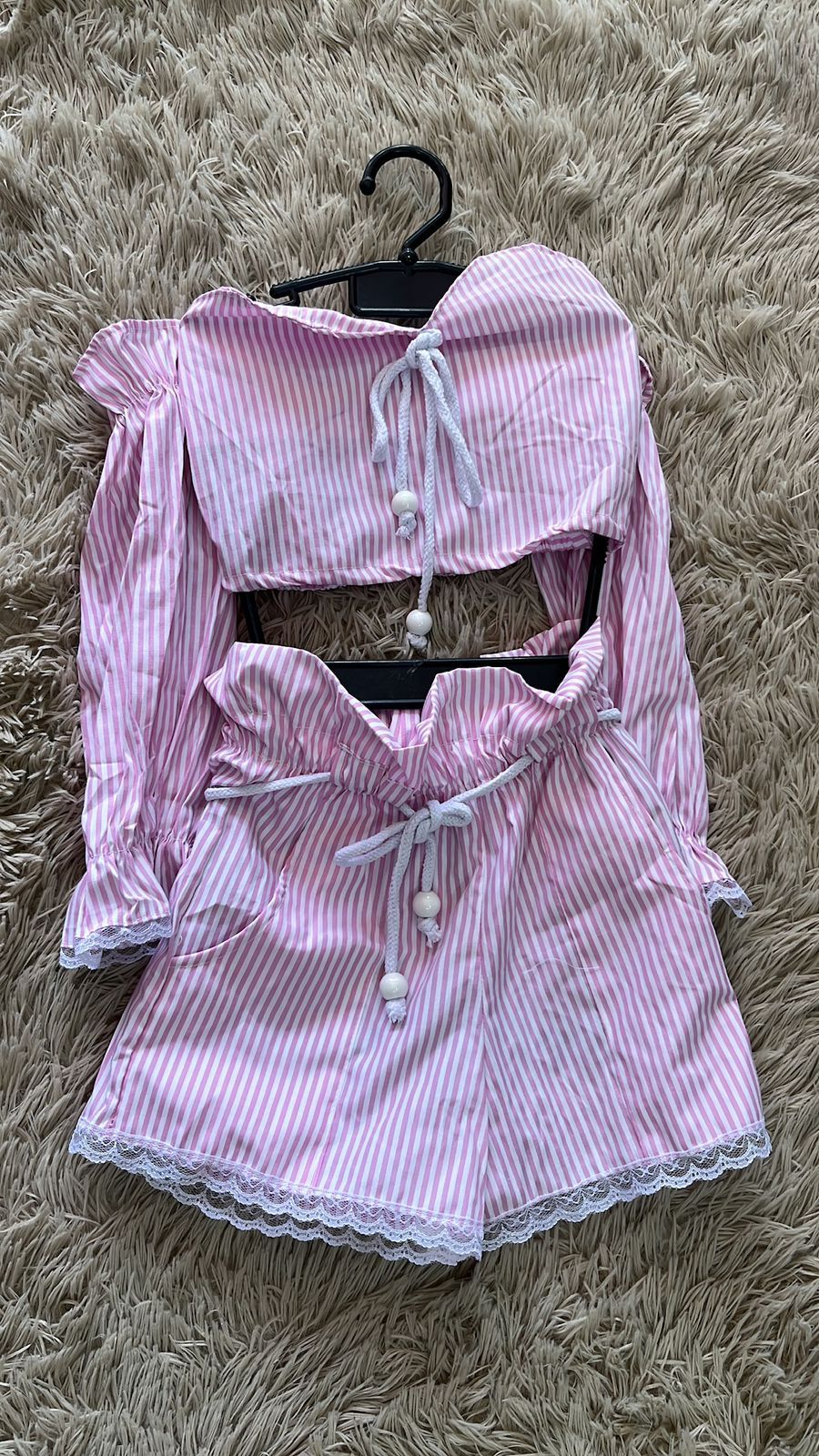 Vestido Infantil Rosa e Azul